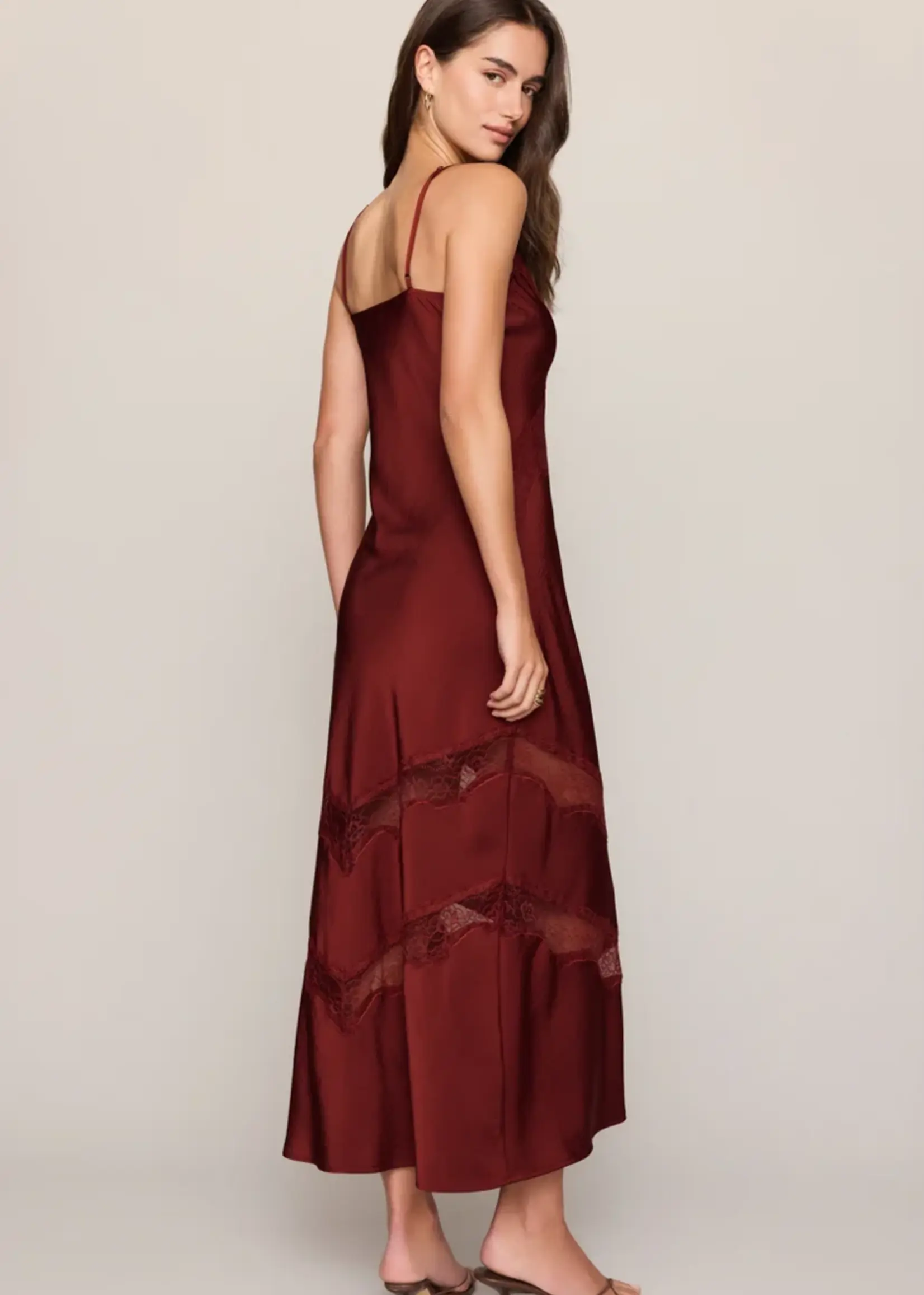 Z Supply Bruna Lace Inset Midi Dress