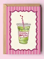 So Matcha Love For You Coquette Love Romance Greeting Card