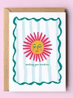Sending You Sunshine Friendship Just Because Greeting Card