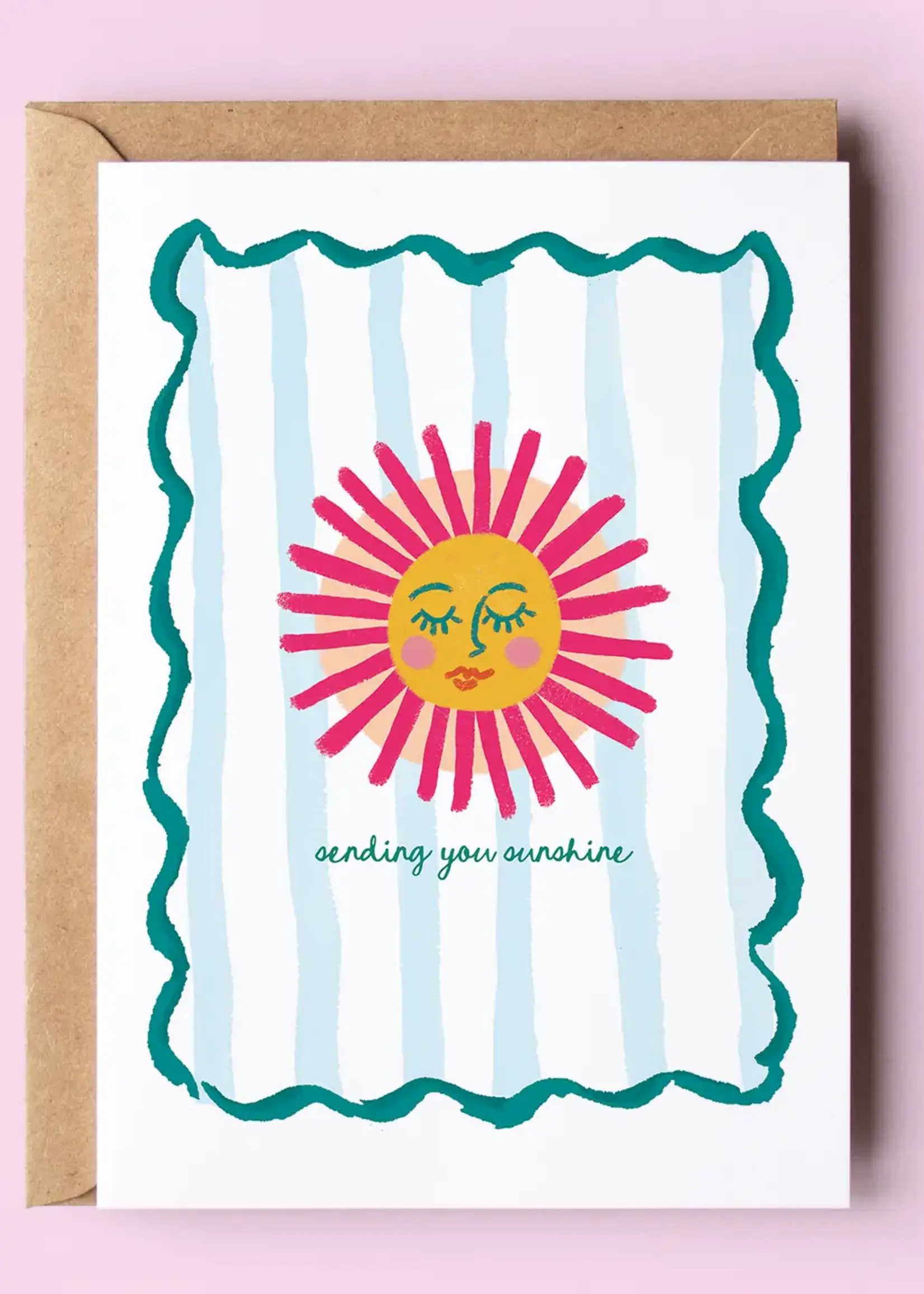 Sending You Sunshine Friendship Just Because Greeting Card