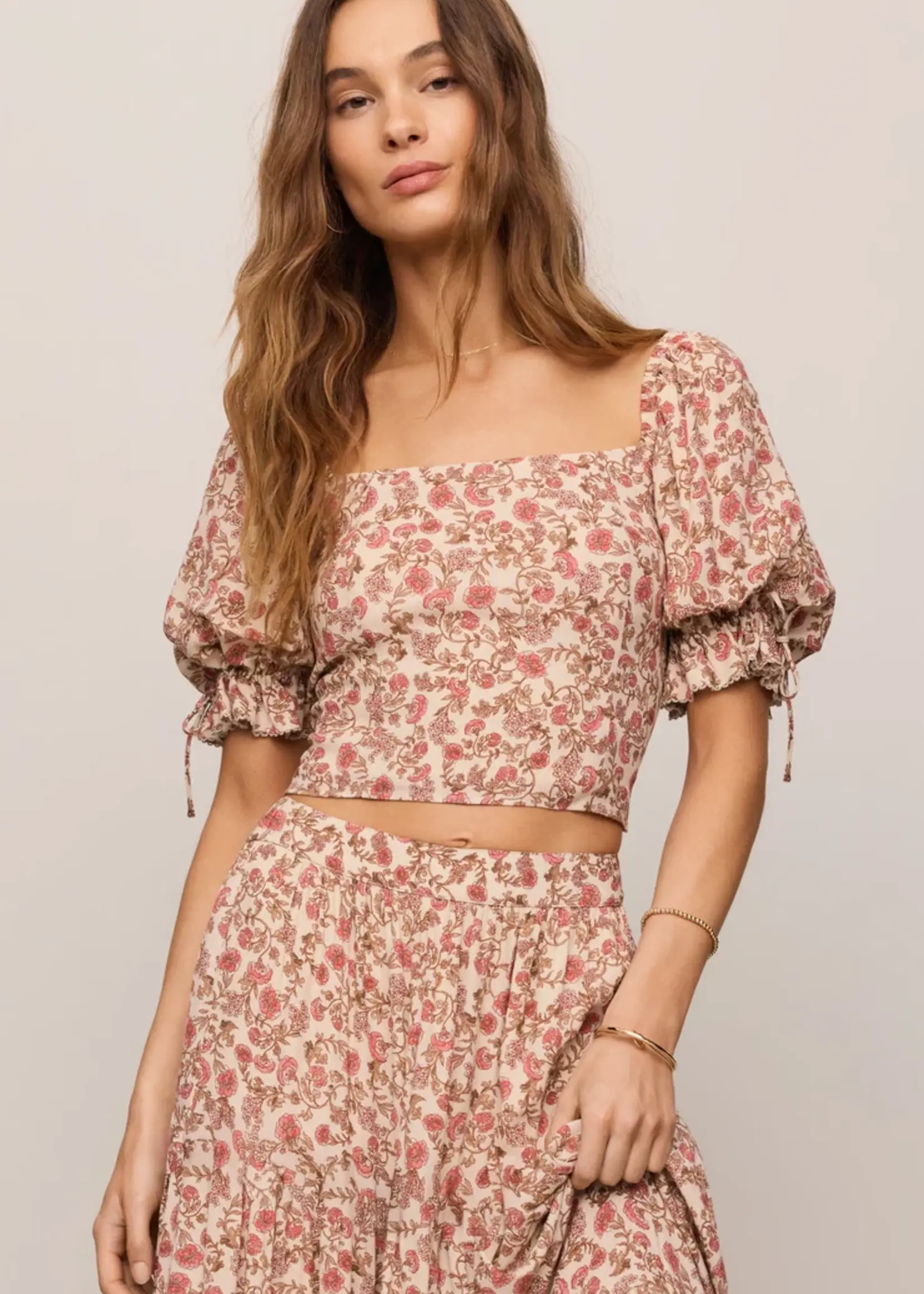 Z Supply Moira Floral Top