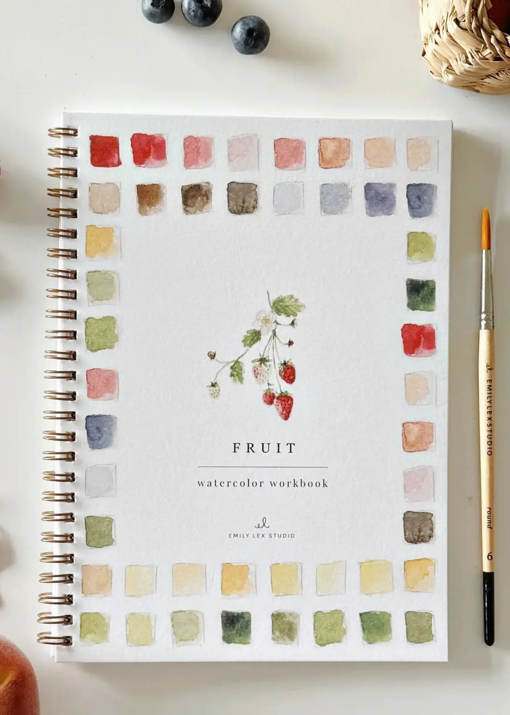 Fruit Watercolor Workbook
