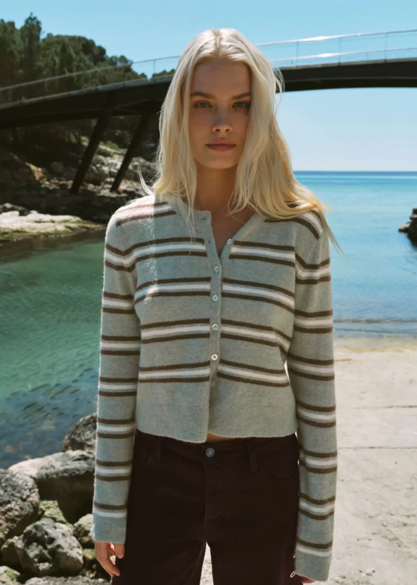 Z Supply Medina Stripe Cardigan
