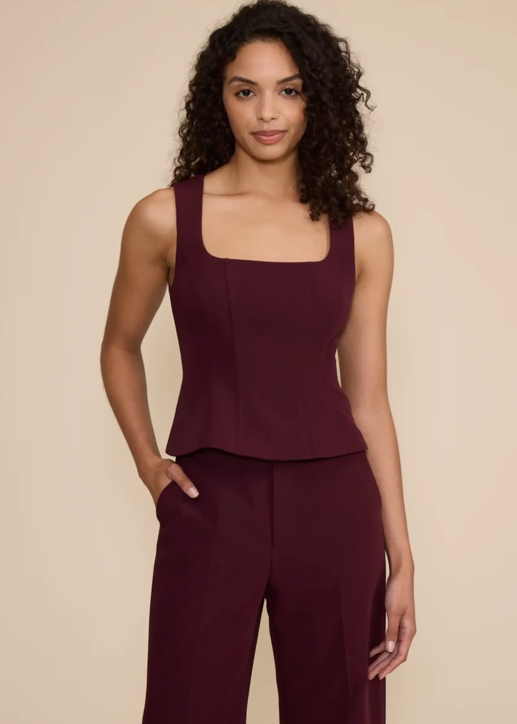 Leanne Peplum Top
