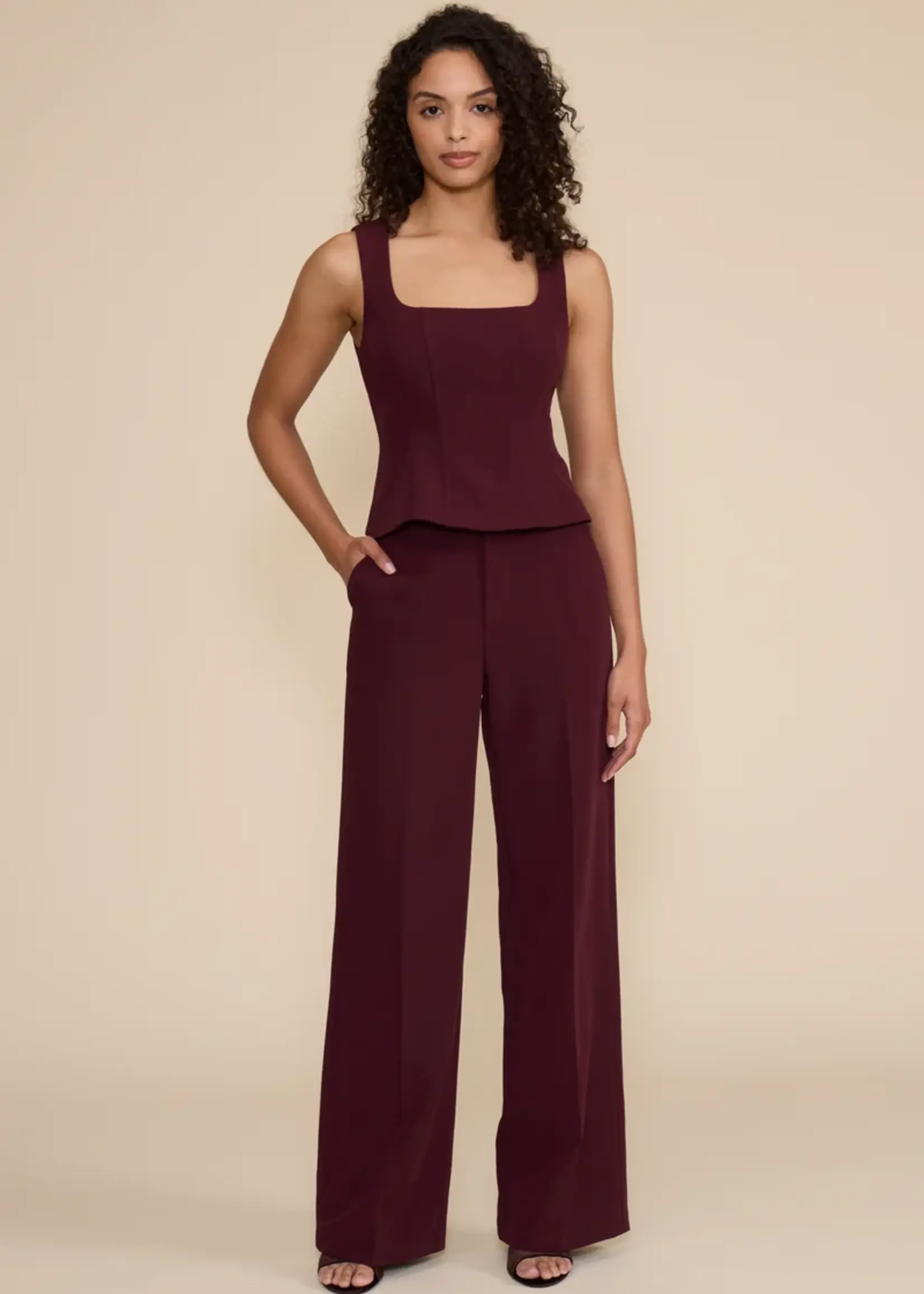 Leanne Peplum Top