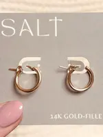 Essential Hoops | 14k Gold Filled Clasp Hoops | 14/20 Gf