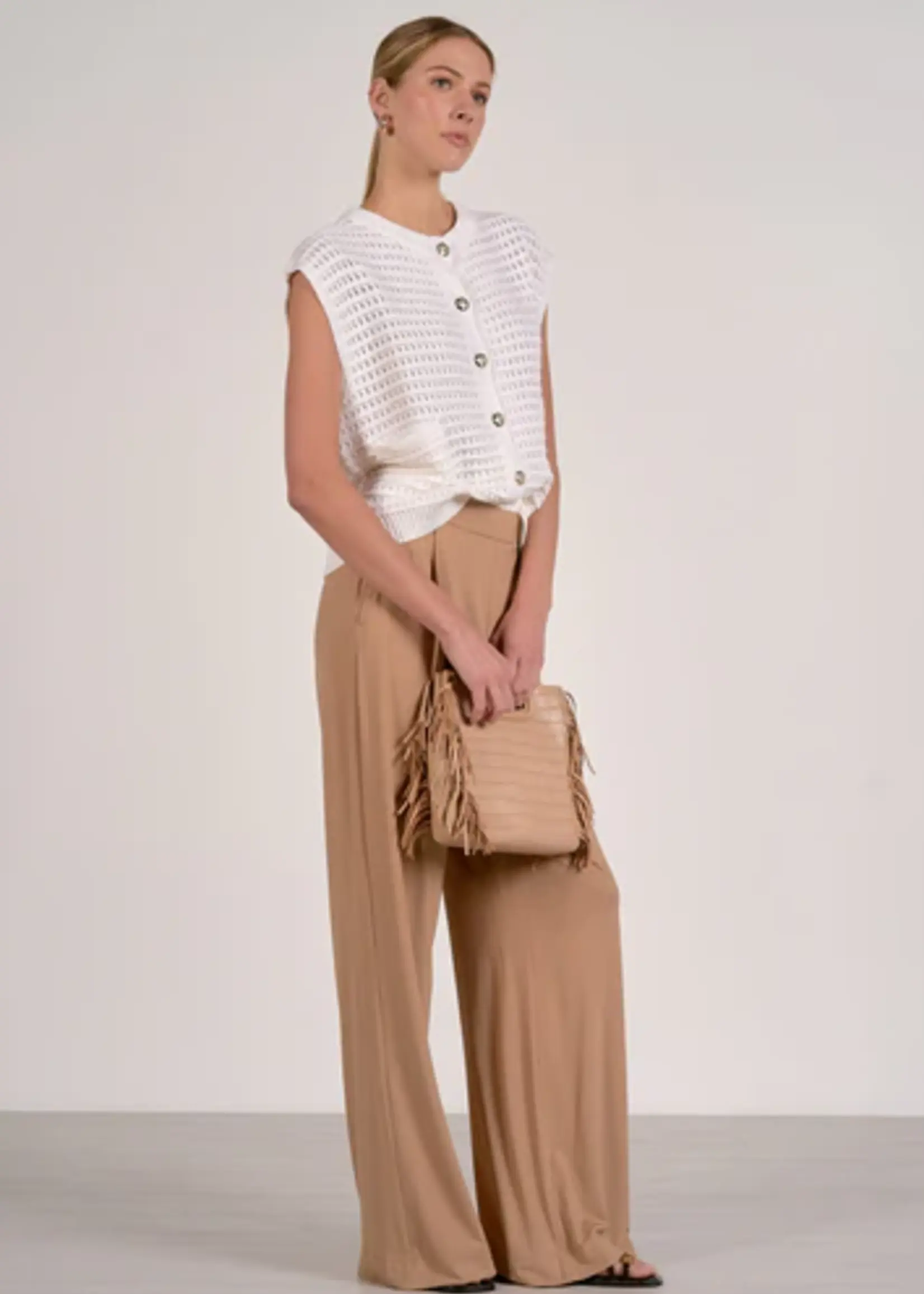 Elan Sleeveless Cardigan