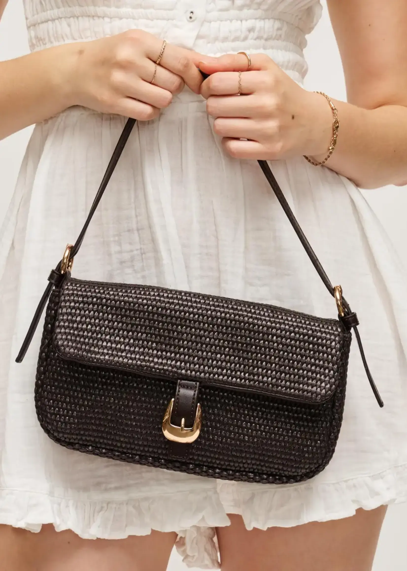 Gloria - Straw Crossbody