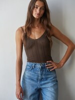 By Together Apparel Jacquard Flirty Cami