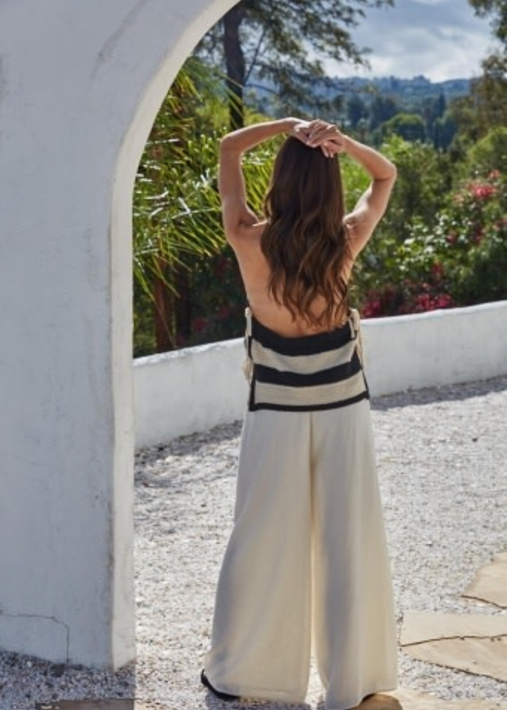 By Together Apparel Laurent Halter Tie Top