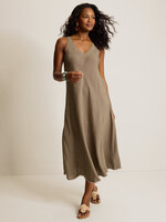 Tommy Bahama St. Lucia Linen-Blend Bias-Cut Coverup Dress