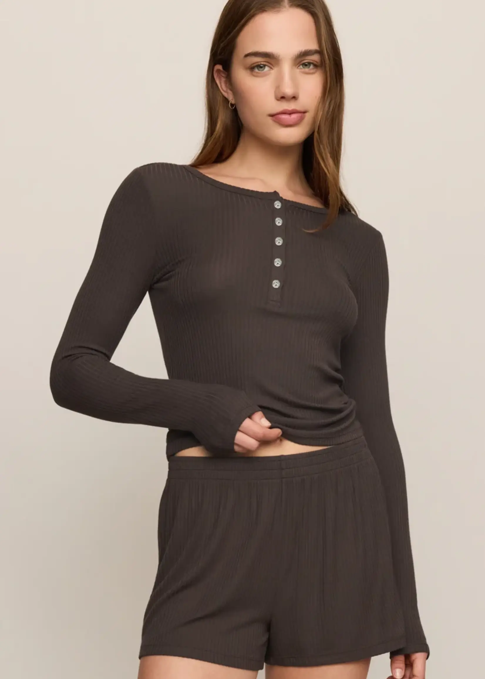 Z Supply Just Right Rib LS Top