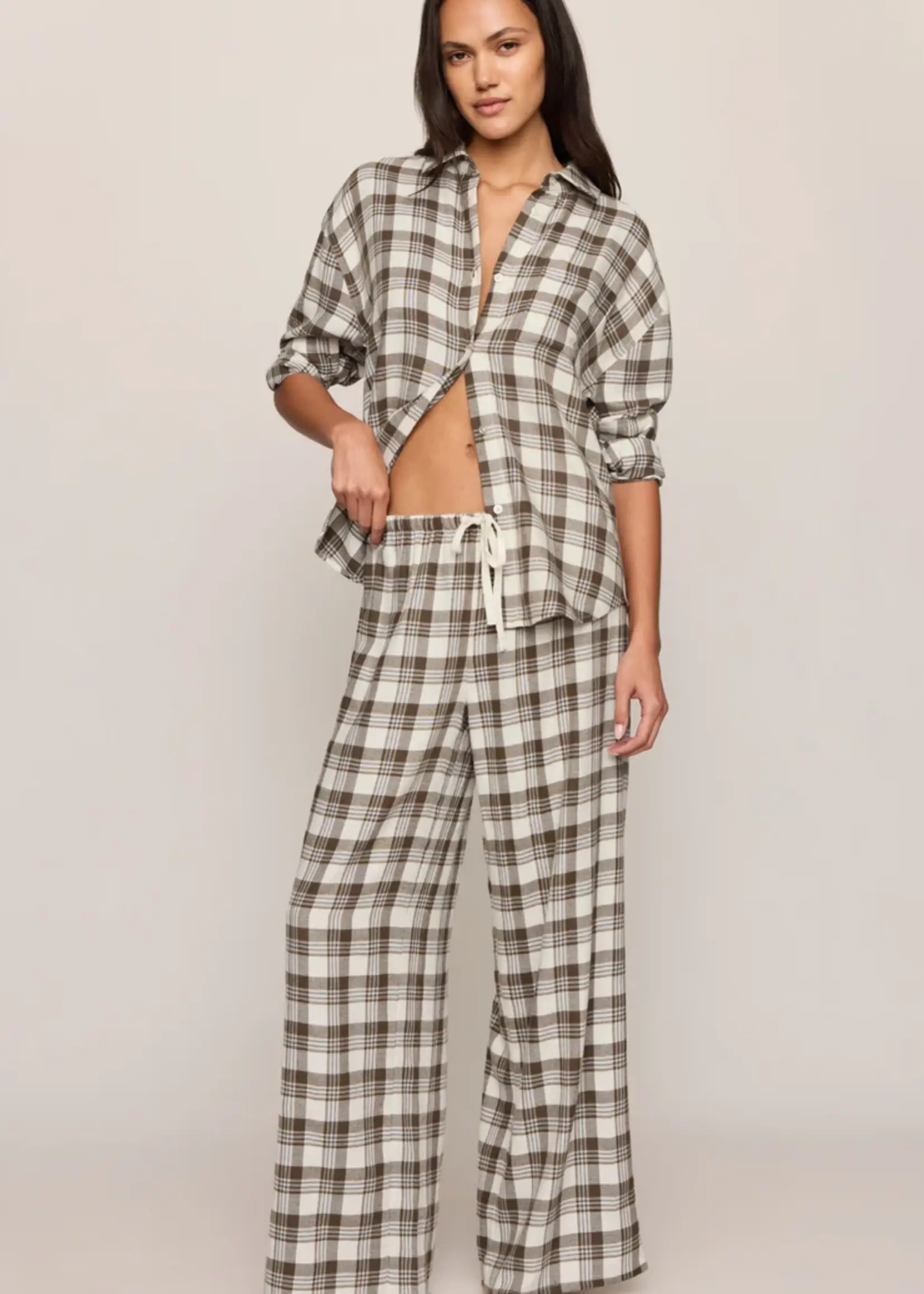 Z Supply Better Off Plaid Pant
