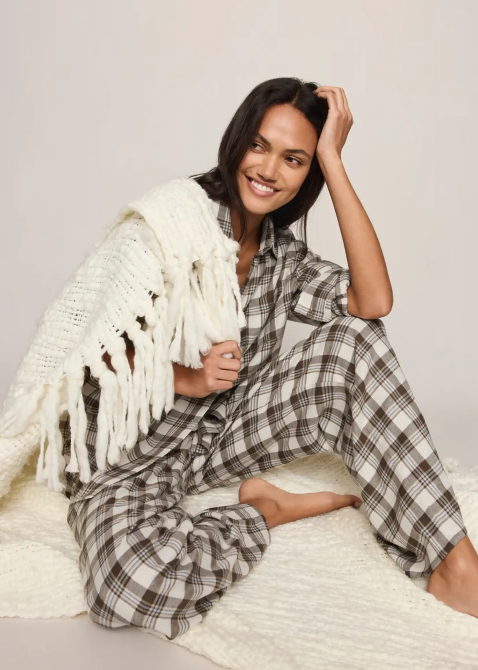 Z Supply Better Off Plaid Pant