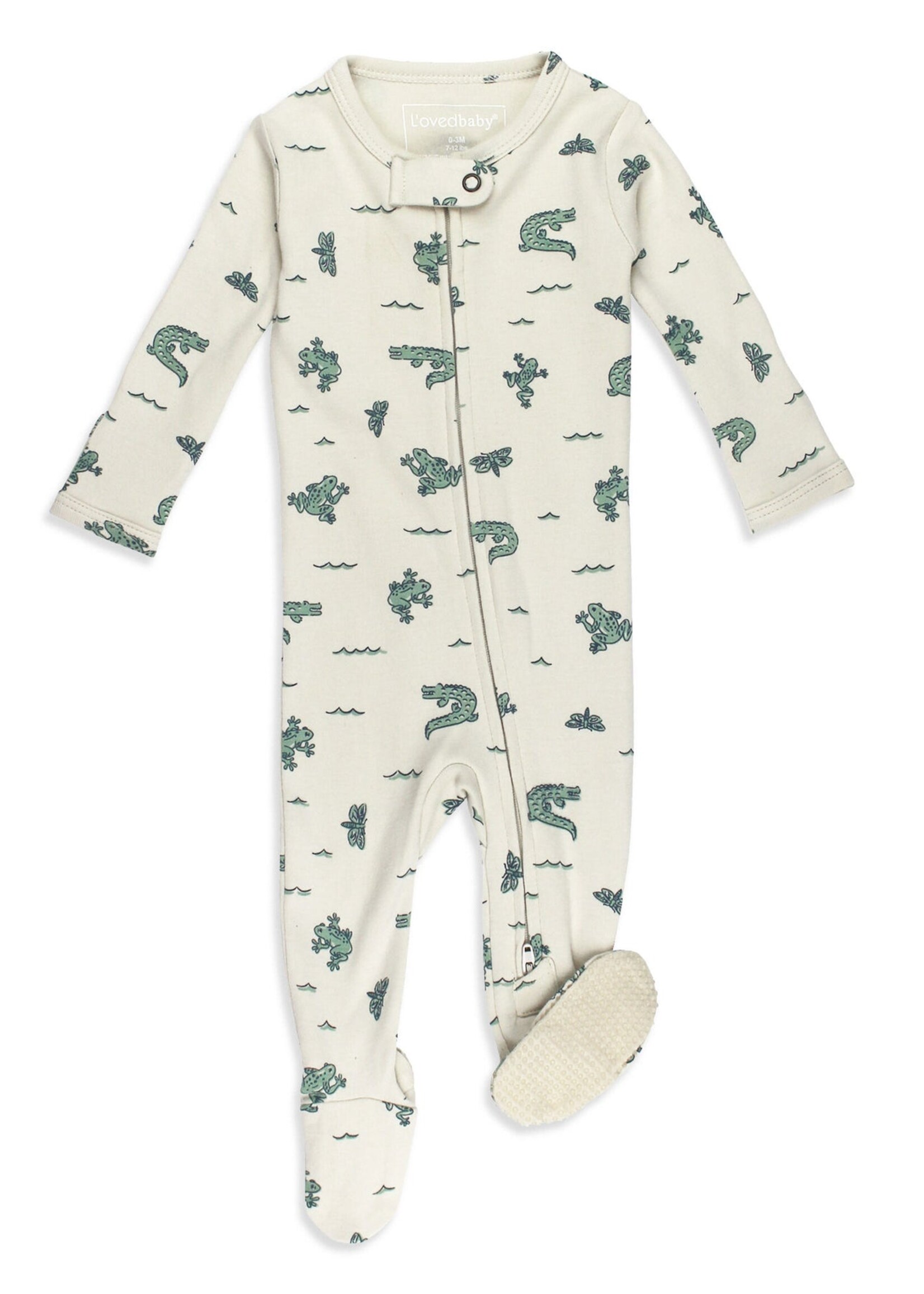 Organic 2 - Way Zipper Footie