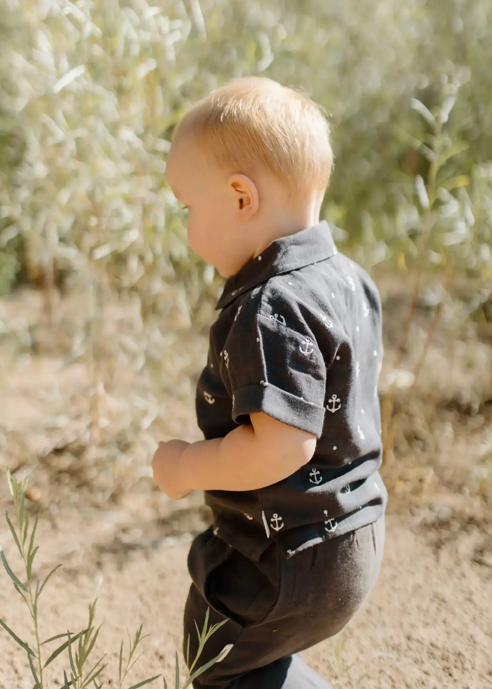 Organic Muslin Tee & Harem Pant Set