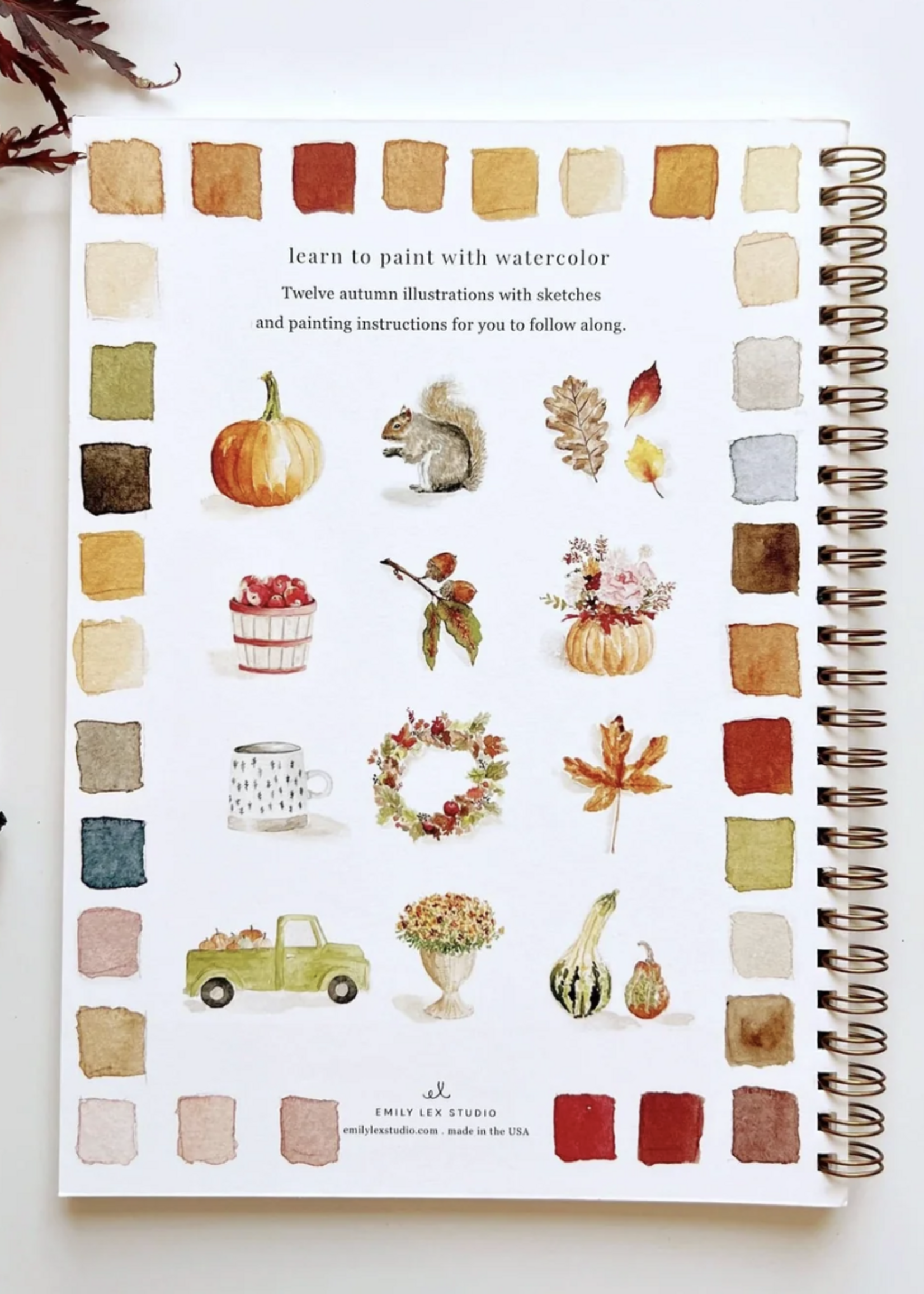 Autumn Watercolor Workbook