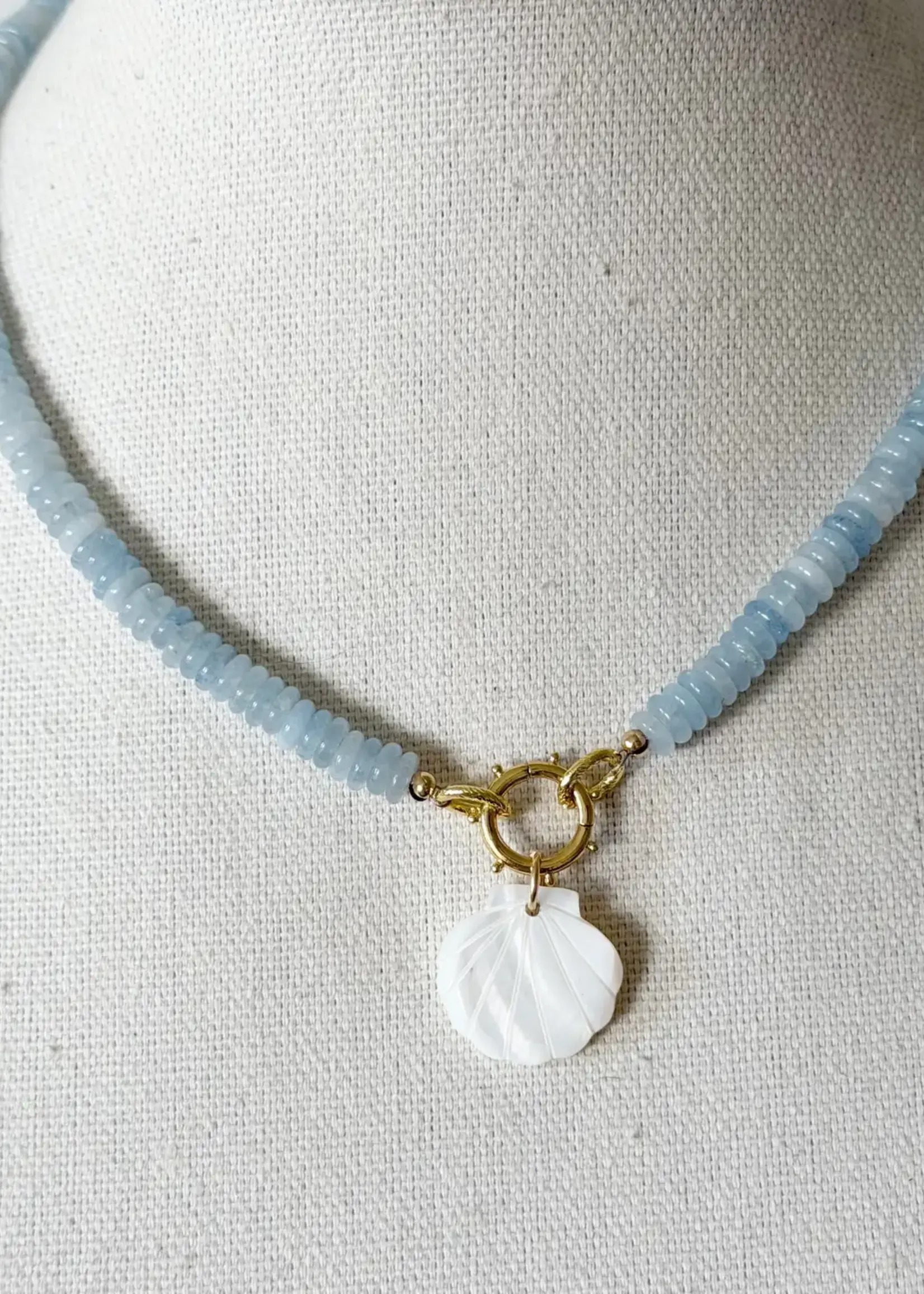Beaded Shelly Necklace