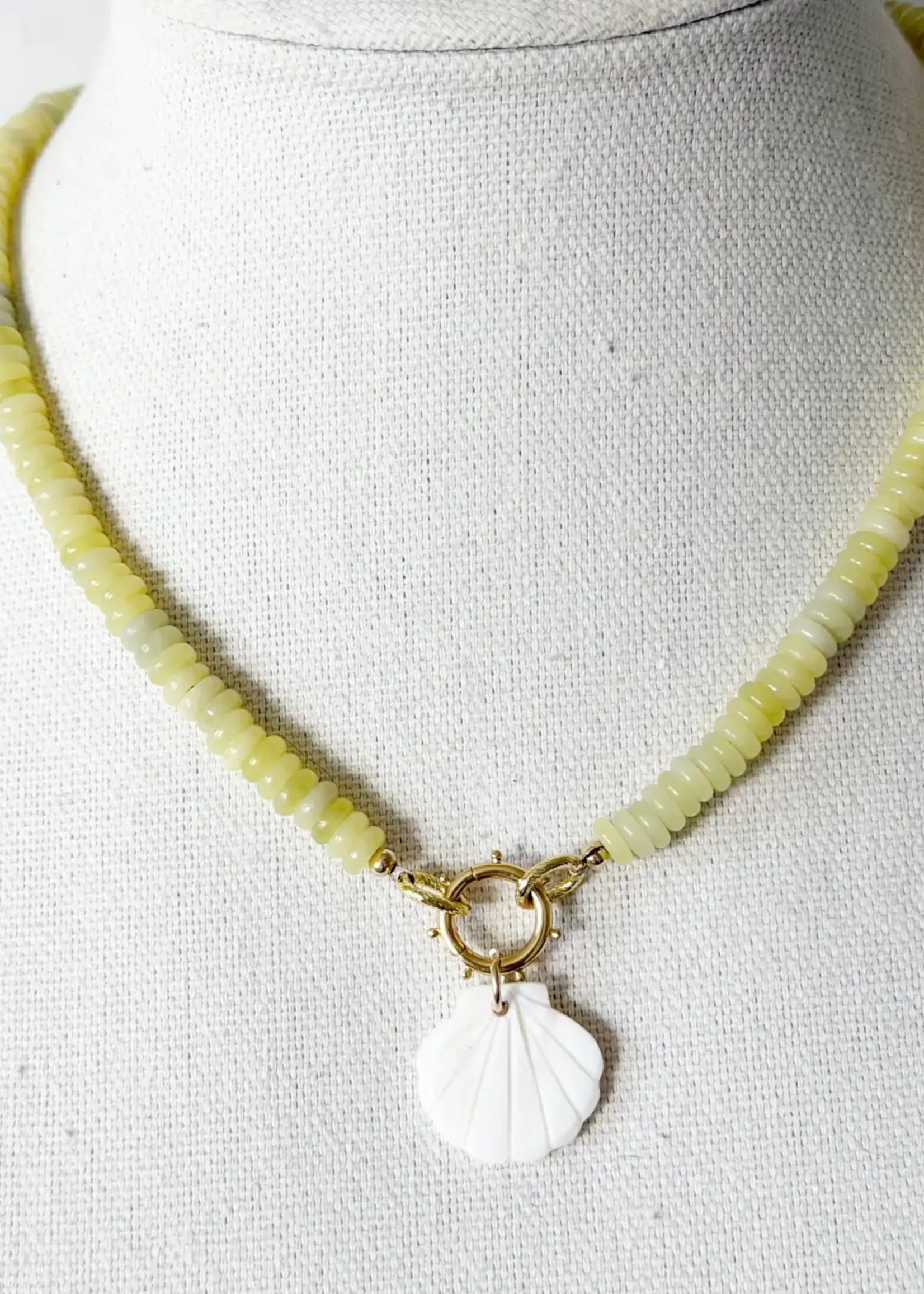 Beaded Shelly Necklace