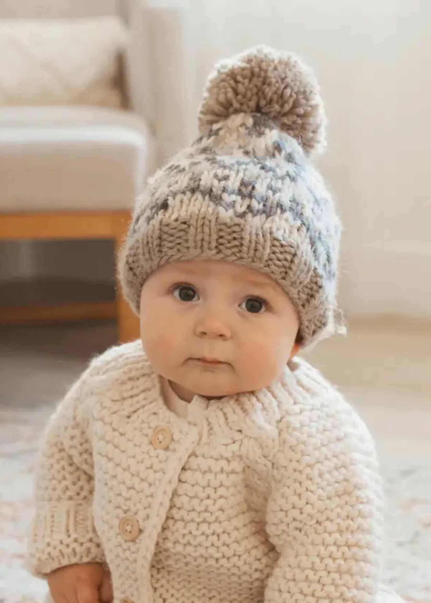 Fairisle Pebble Beanie 0-6m