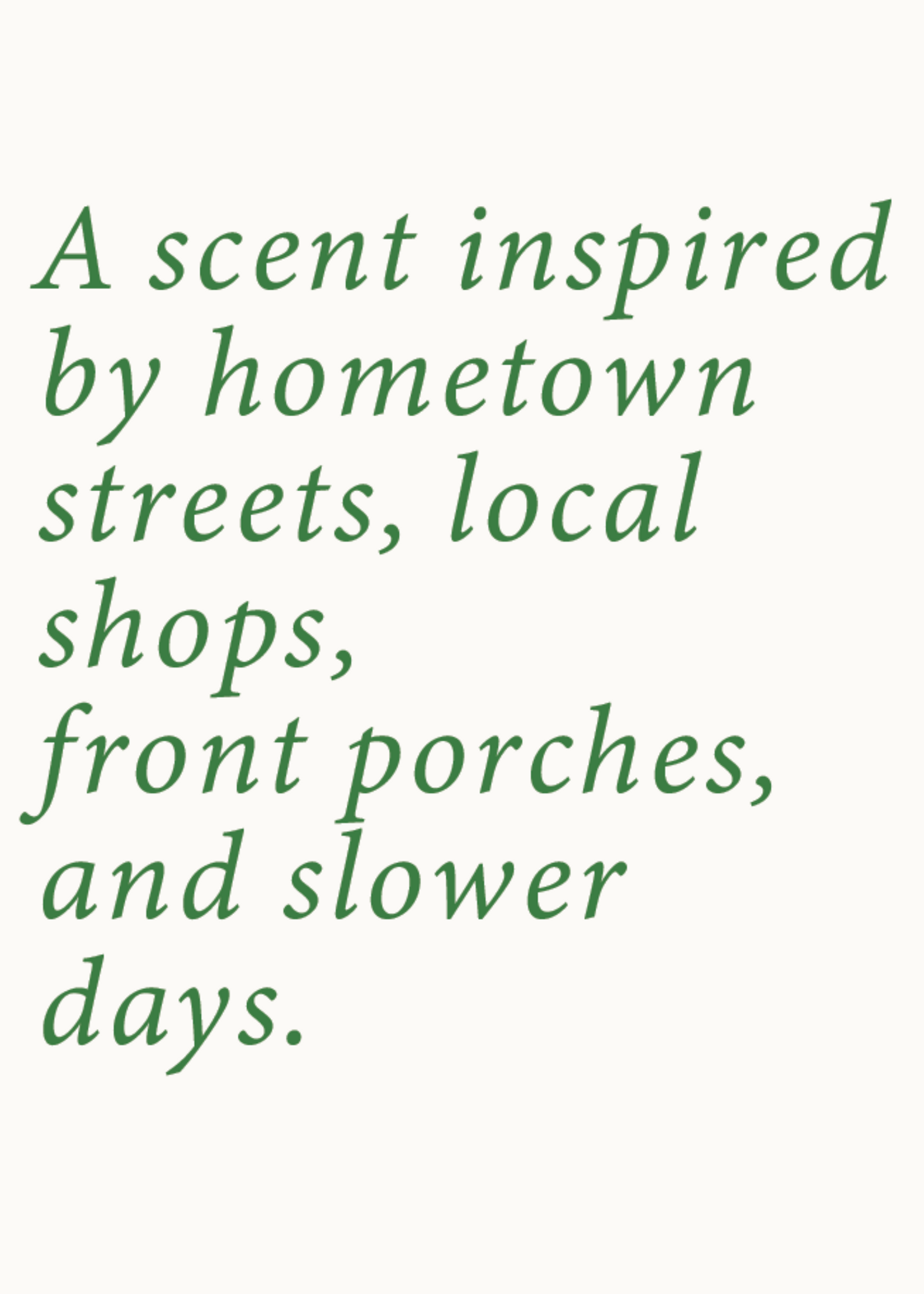 Small Town: 9 oz Soy Wax