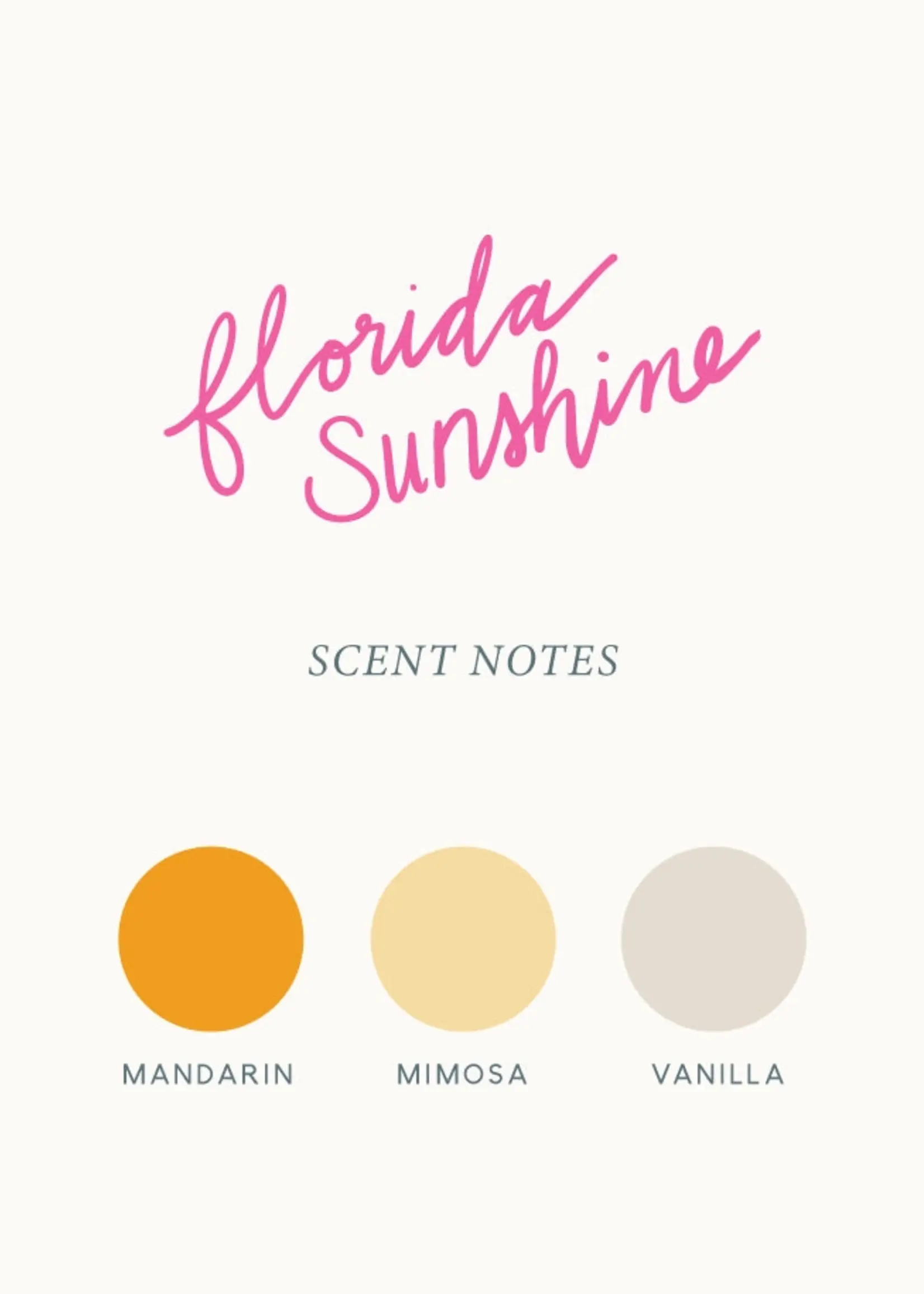 Florida Sunshine: 9 oz Soy Wax