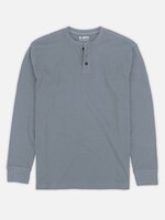 Seabed Waffle Henley Long Sleeve