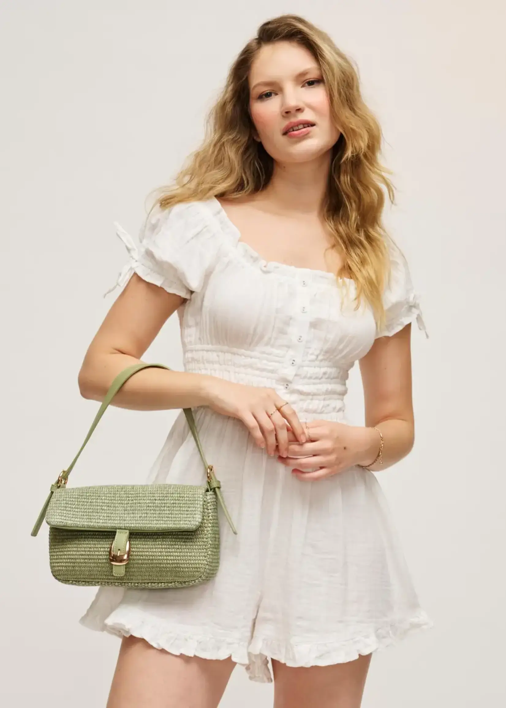 Gloria - Straw Crossbody