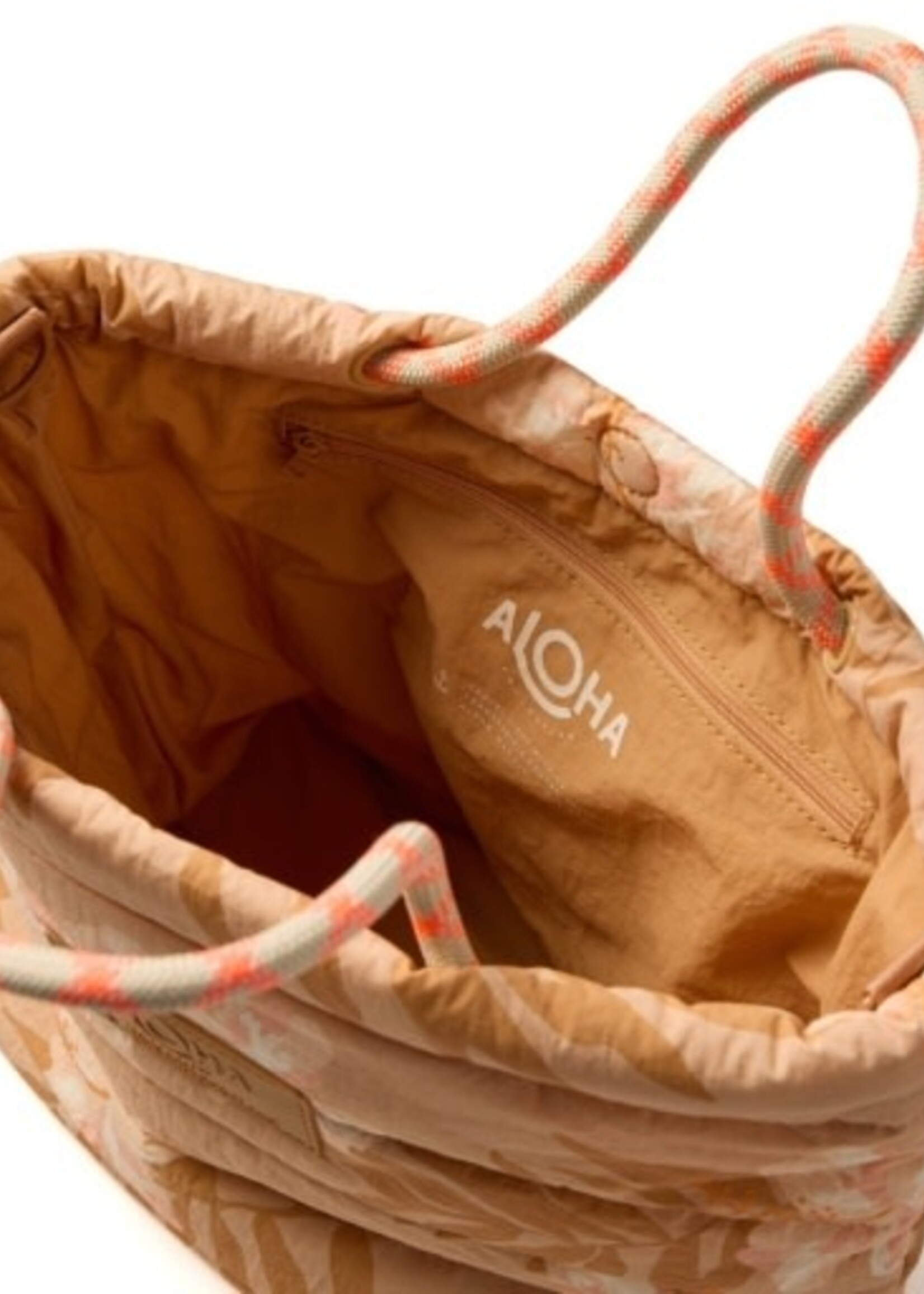 Aloha Collection Adrift Large Quilted Rope Tote