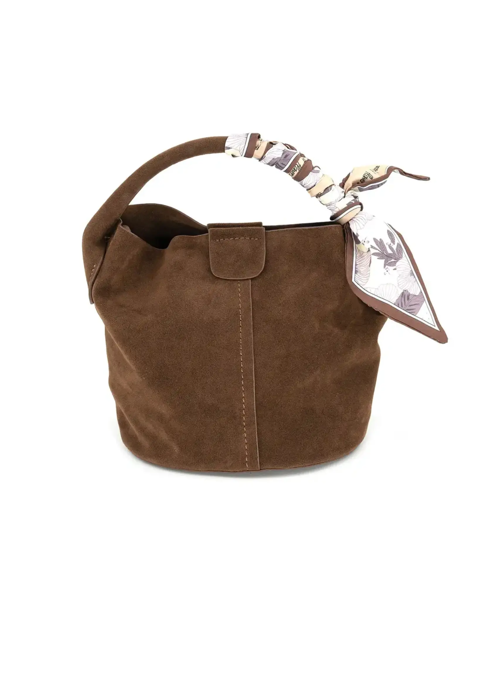 BC Bags Suede Bucket Bag