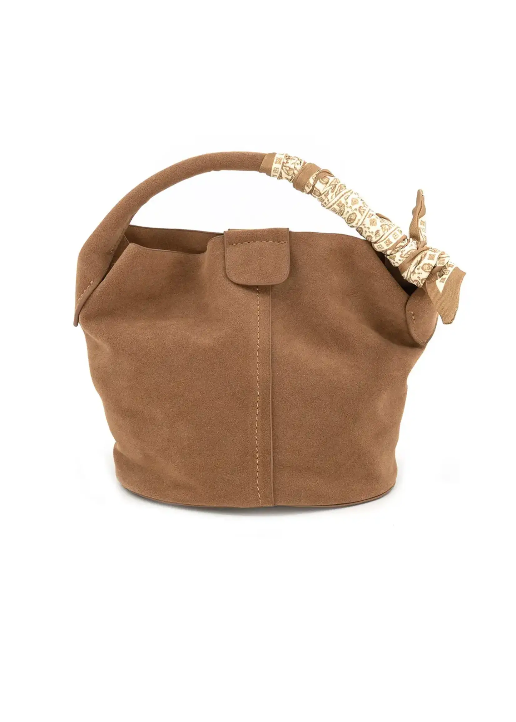 BC Bags Suede Bucket Bag