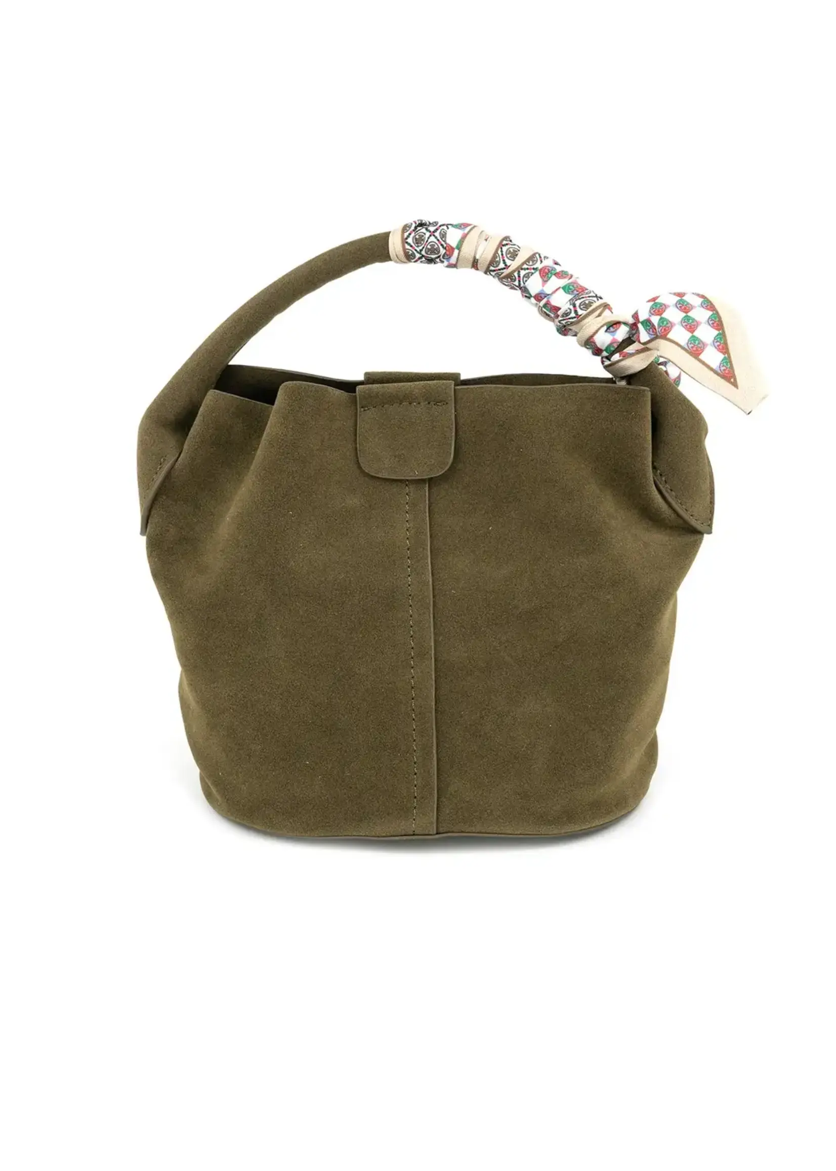 BC Bags Suede Bucket Bag