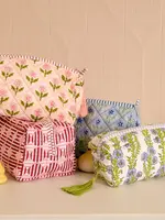 Mona Blockprint Makeup Bag - Small