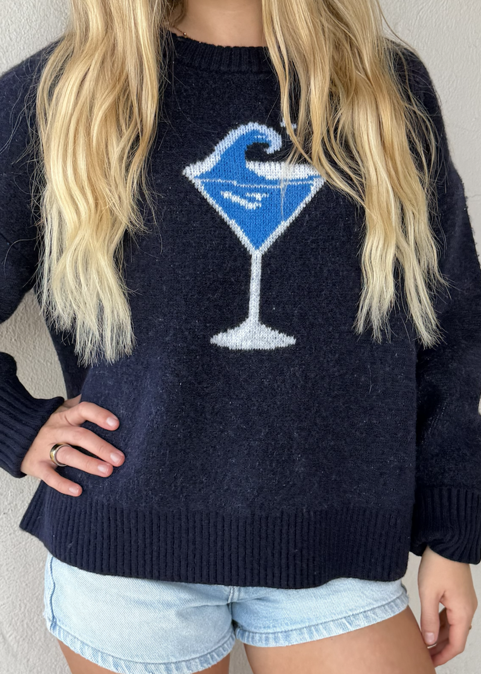 SeaTini Jacquard Sweater