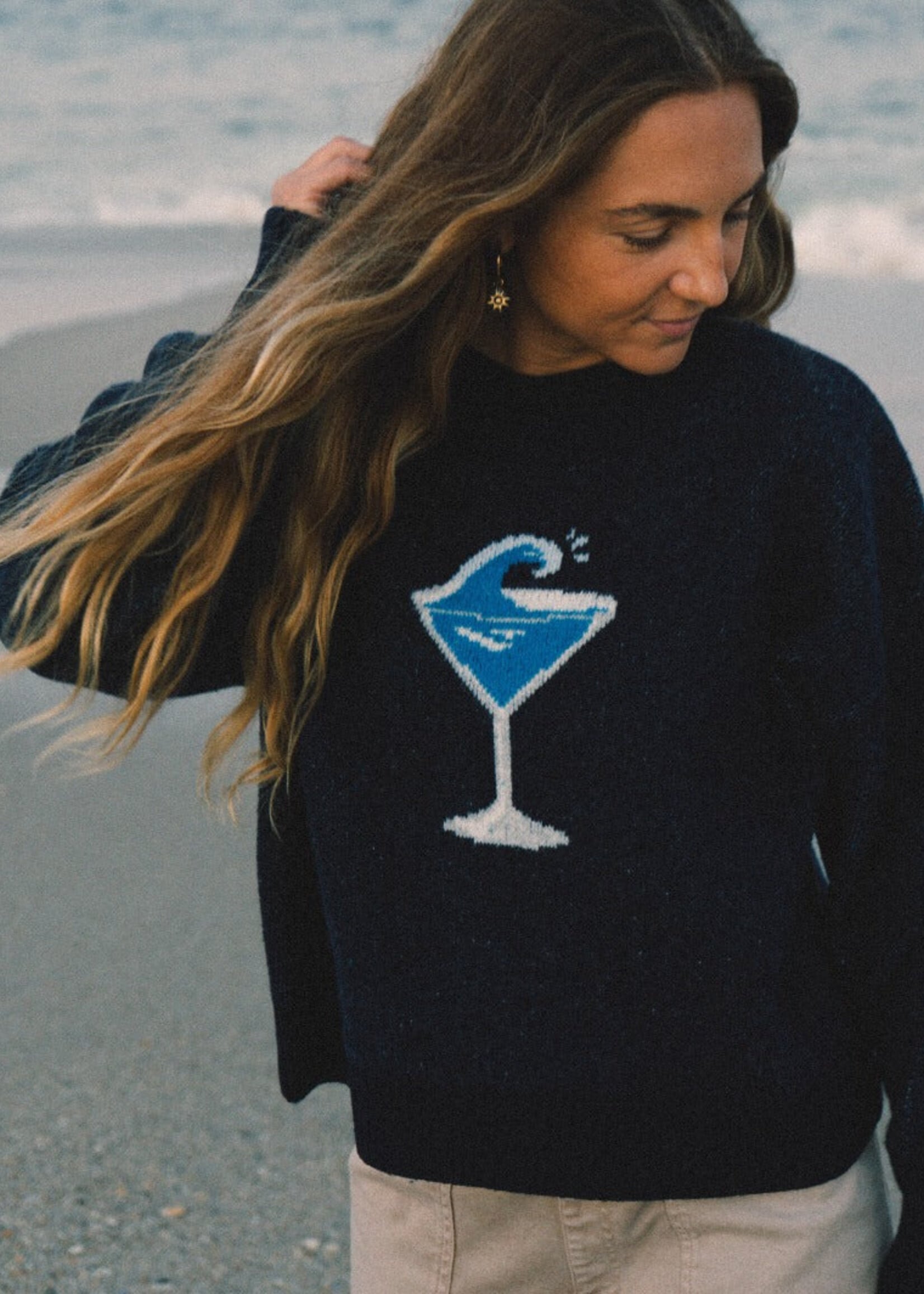 SeaTini Jacquard Sweater