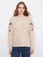 Charlie B Long Sleeve Raglan Sweater