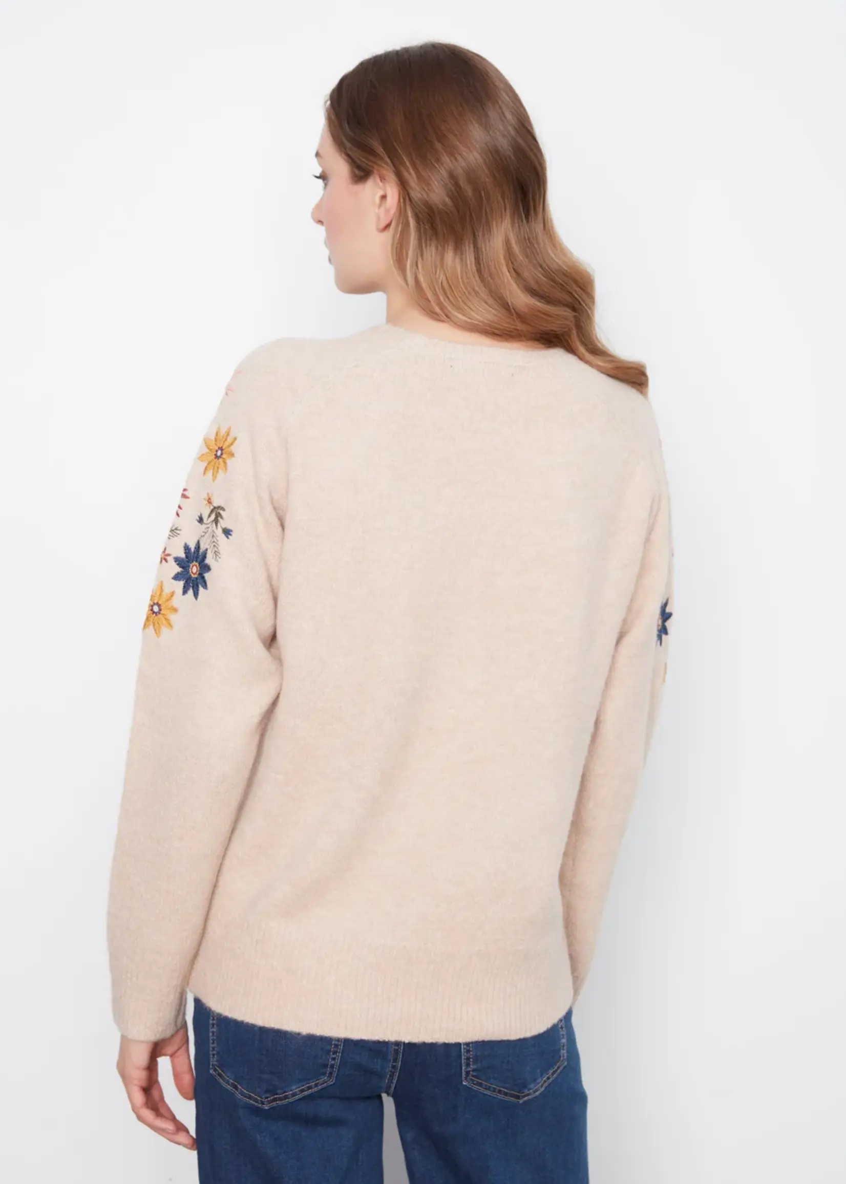 Charlie B Long Sleeve Raglan Sweater