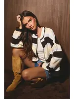 Striped Soft Knit Cardigan