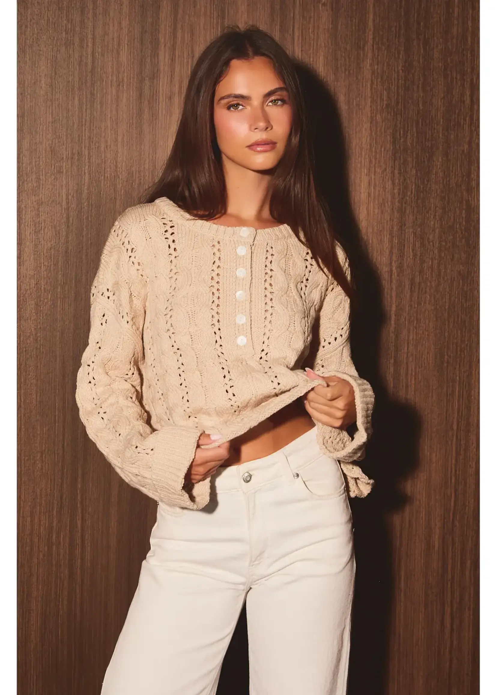 Cable Knit Oversized Sweater