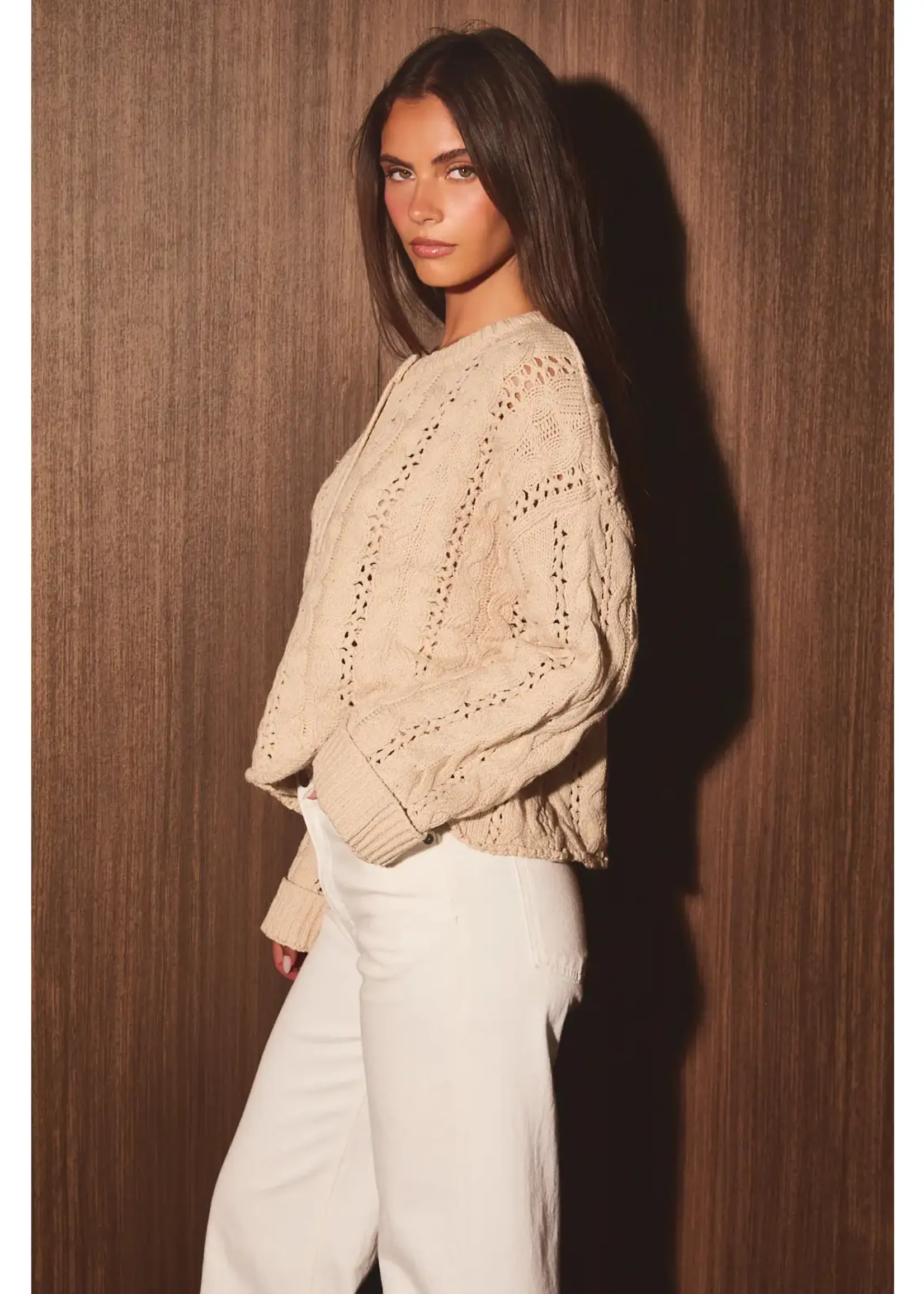 Cable Knit Oversized Sweater
