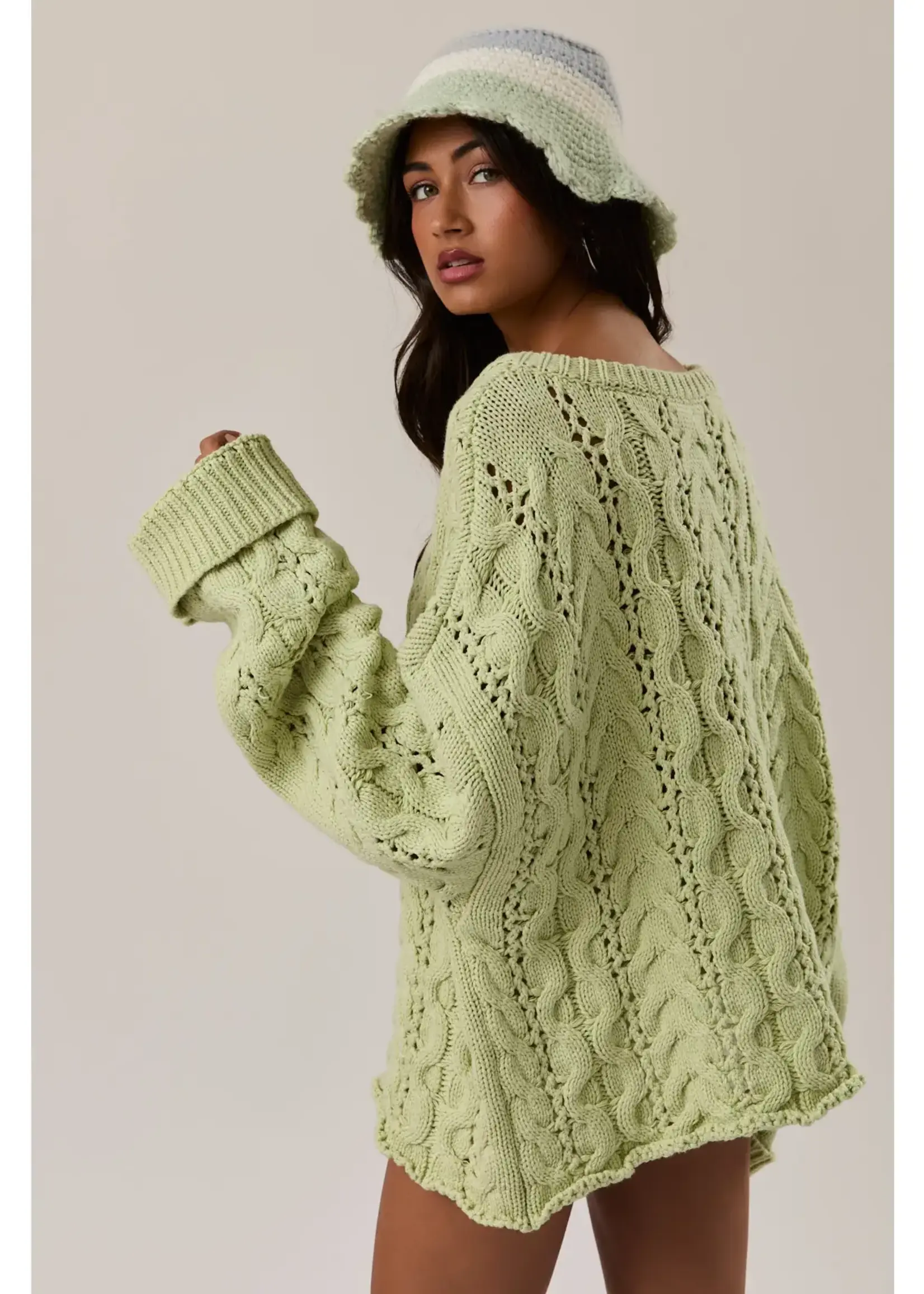 Cable Knit Oversized Sweater