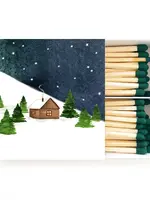 Snowy Cabin Holiday Matches