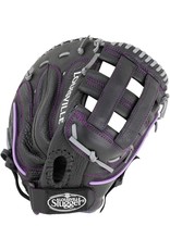 Wilson Xeno Black Premium Leather Fast Pitch First Base Mitt-Right Hand Throw