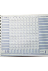 Temple's 12 Player Baseball / Softball Score Book