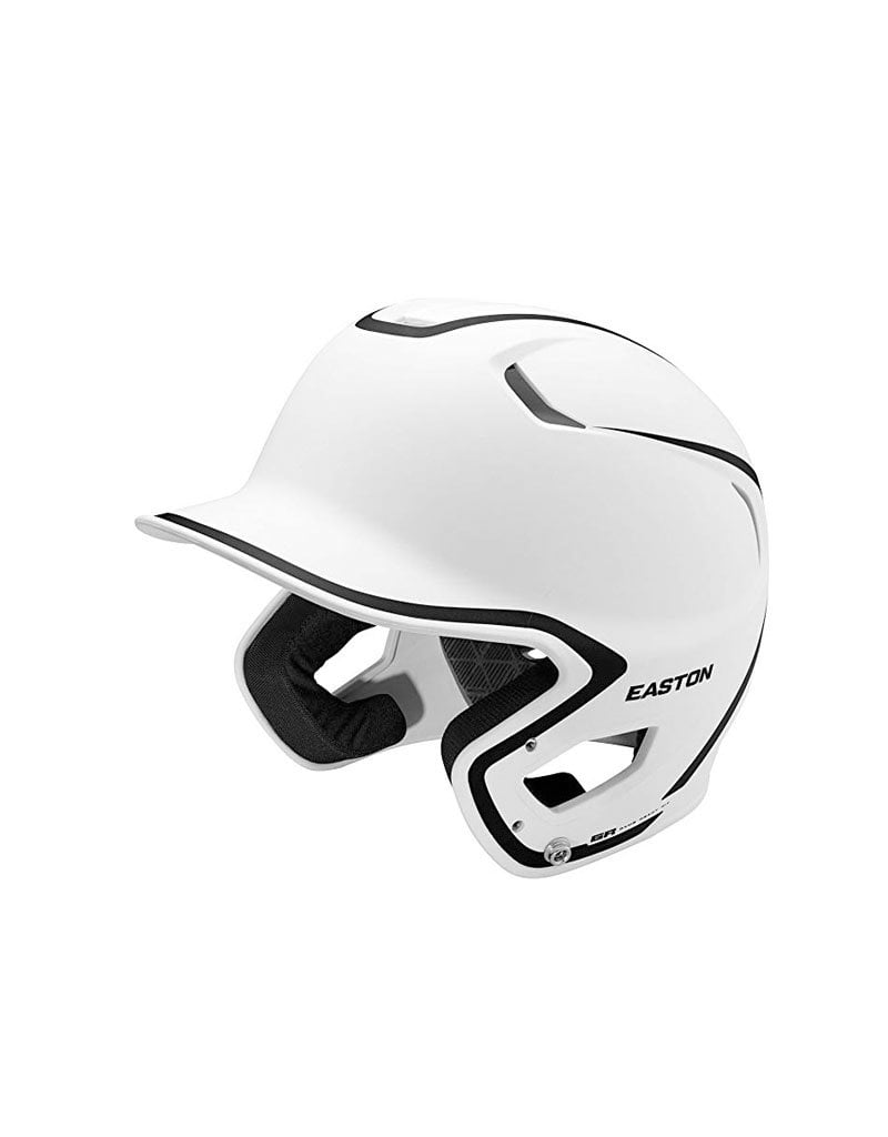 Easton Z5 2.0 Matte Two-Tone Batting Helmet - Senior White/Black