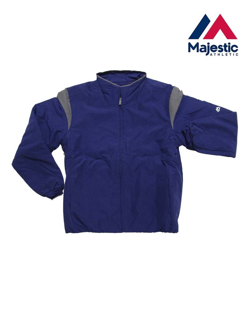 Majestic Athletic Men's Jacket - Blue - XXL