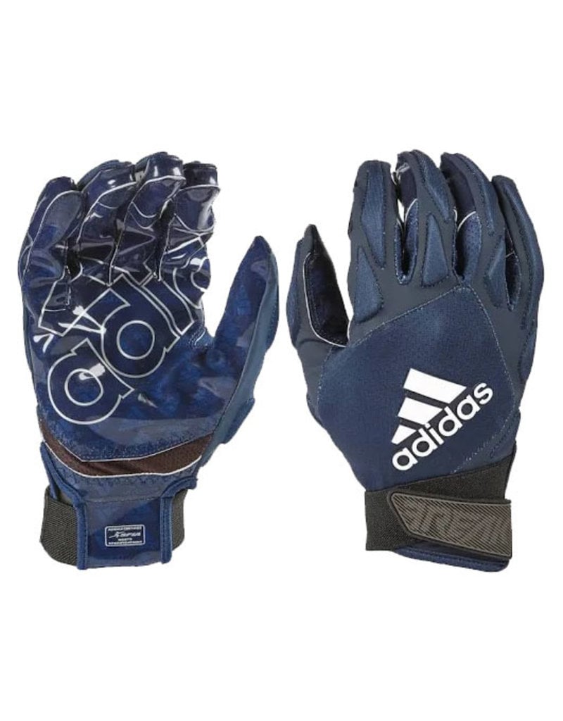 blue adidas football gloves