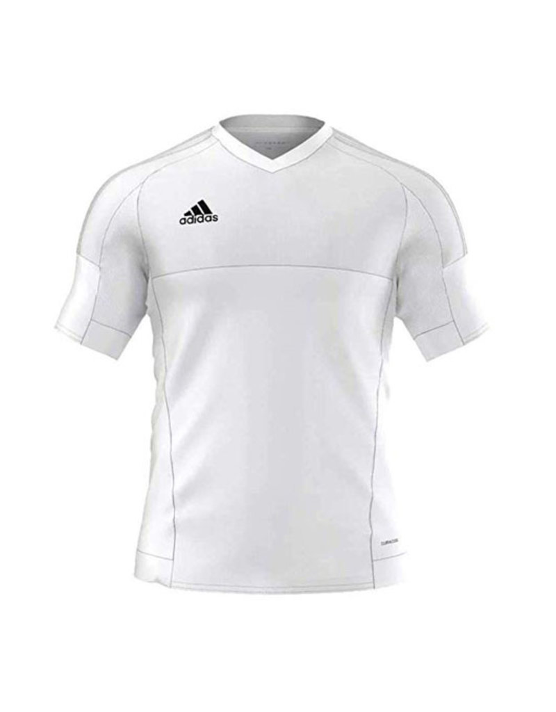 black and white adidas soccer jersey