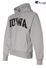Champion Rah Rah Iowa Champion Reverse Weave Hooded Sweatshirt