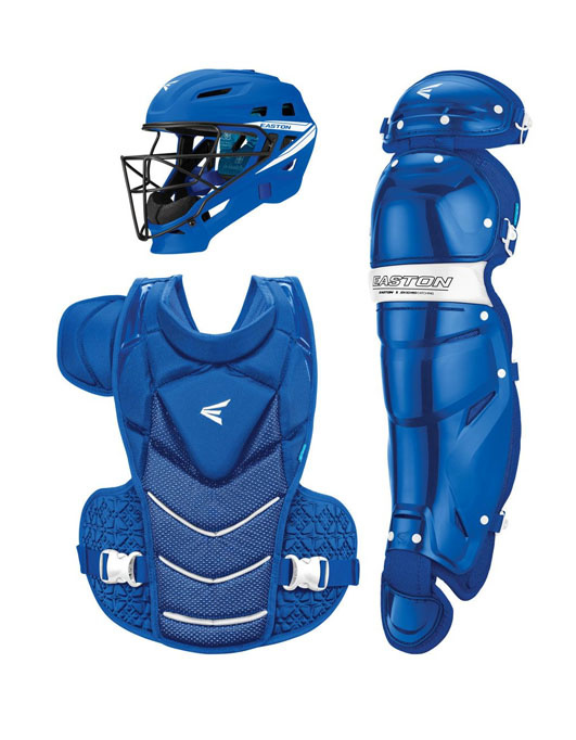 Easton Jen Schro The Very Best Fastpitch Softball Catchers Chest Protector,  Carolina Blue, Large (17) 